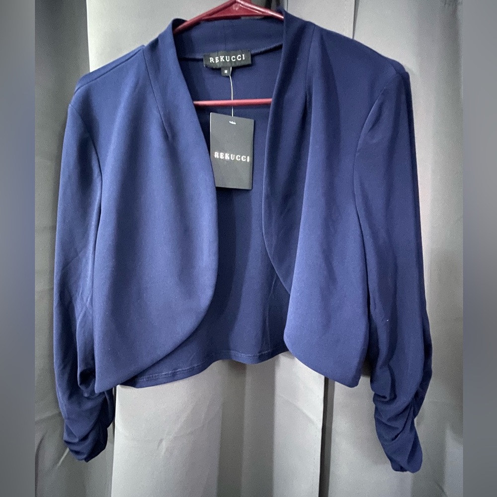 NWT Rekucci Women's Navy Jacket